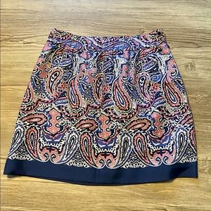 NWOT Vineyard Vines Ceezee Paisley Skirt- 6
